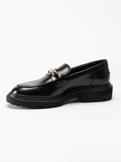 Gant Footwear - Ivyhill Low Lace Shoe - Svarta loafers i skinn