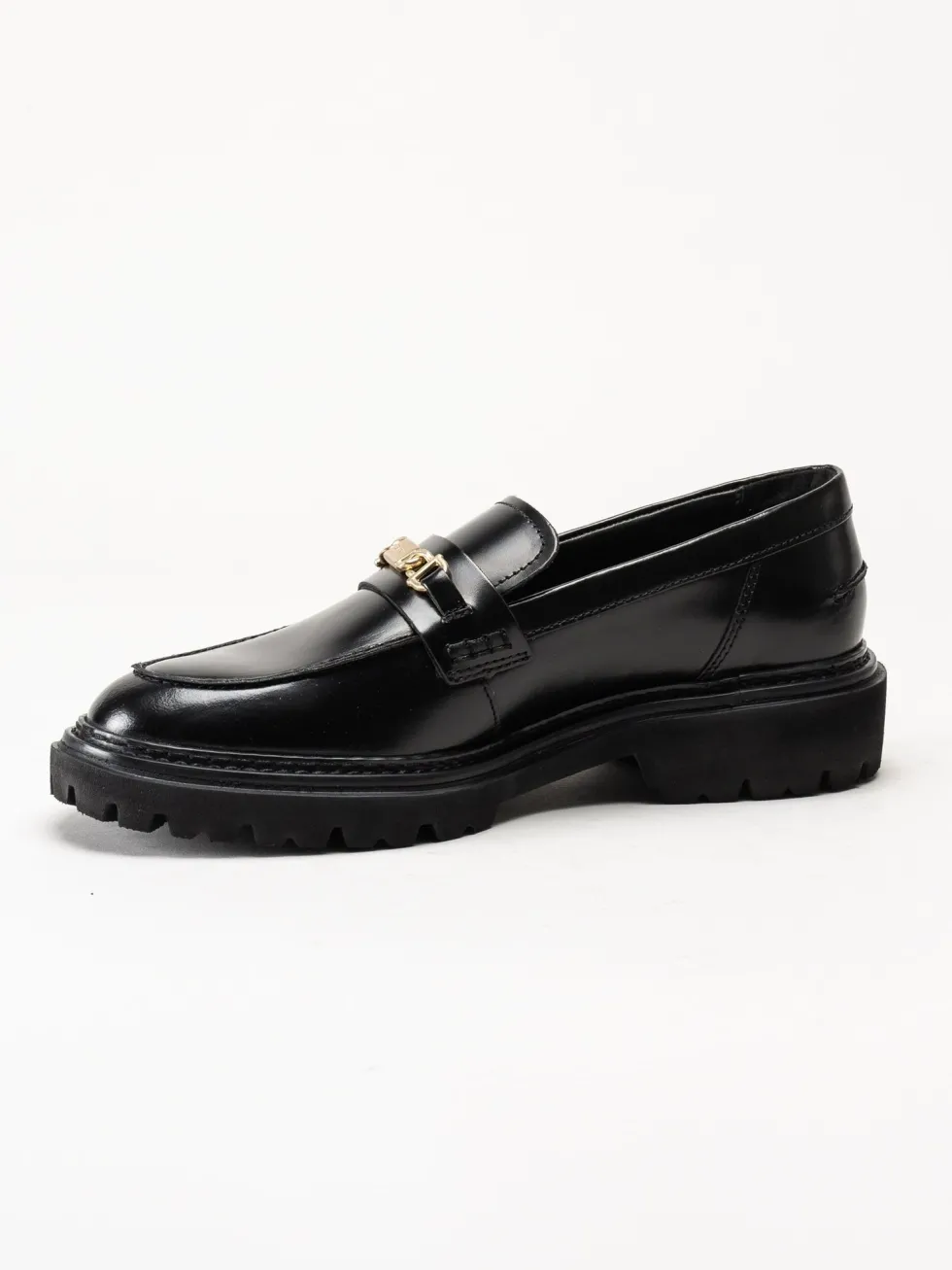 Gant Footwear - Ivyhill Low Lace Shoe - Svarta loafers i skinn