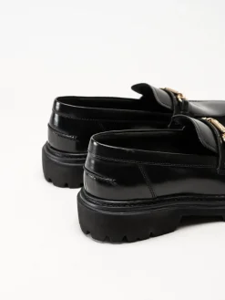 Gant Footwear - Ivyhill Low Lace Shoe - Svarta loafers i skinn