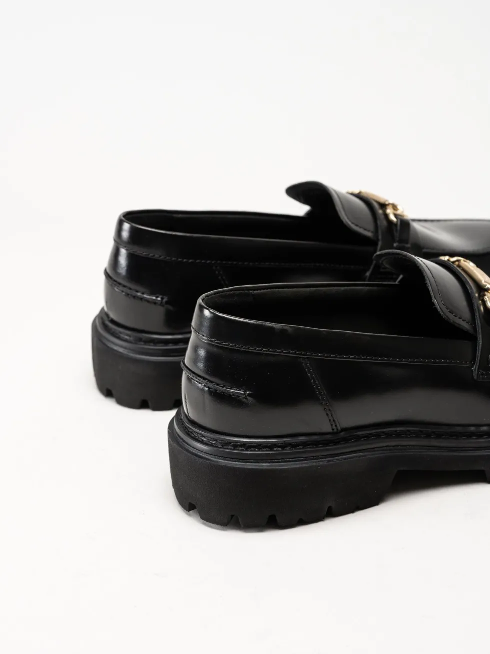 Gant Footwear - Ivyhill Low Lace Shoe - Svarta loafers i skinn