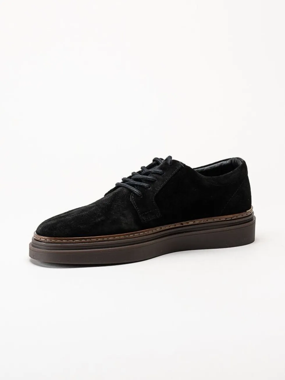 Gant Footwear - Kinzoon low lace - Svarta mockaskor med snörning