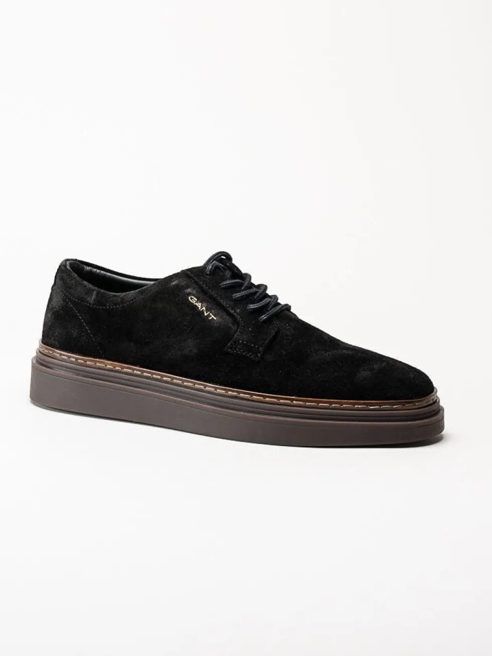 Gant Footwear - Kinzoon low lace - Svarta mockaskor med snörning