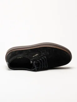 Gant Footwear - Kinzoon low lace - Svarta mockaskor med snörning