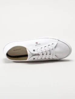 Gant Footwear - Pillox - Vita låga textilskor