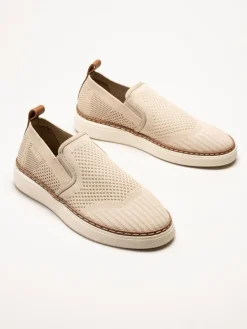 Gant Footwear - San Prep - Beige slip on textilskor