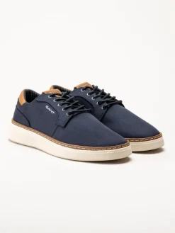 Gant Footwear - San Prep Lightweight Sneaker - Marinblå sneakers i textil
