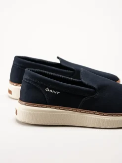 Gant Footwear - San Prep Sneaker - Marinblå slip on textilskor