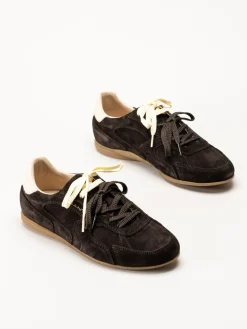 Gant Footwear - Sperly low - Mörkbruna sneakers i mocka