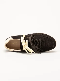 Gant Footwear - Sperly low - Mörkbruna sneakers i mocka
