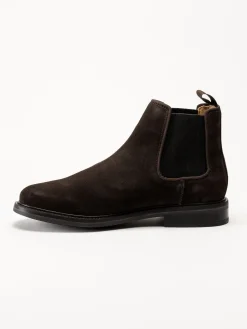 Gant Footwear - St Fairkon Chelsea Boot - Mörkbruna chelsea boots i mocka