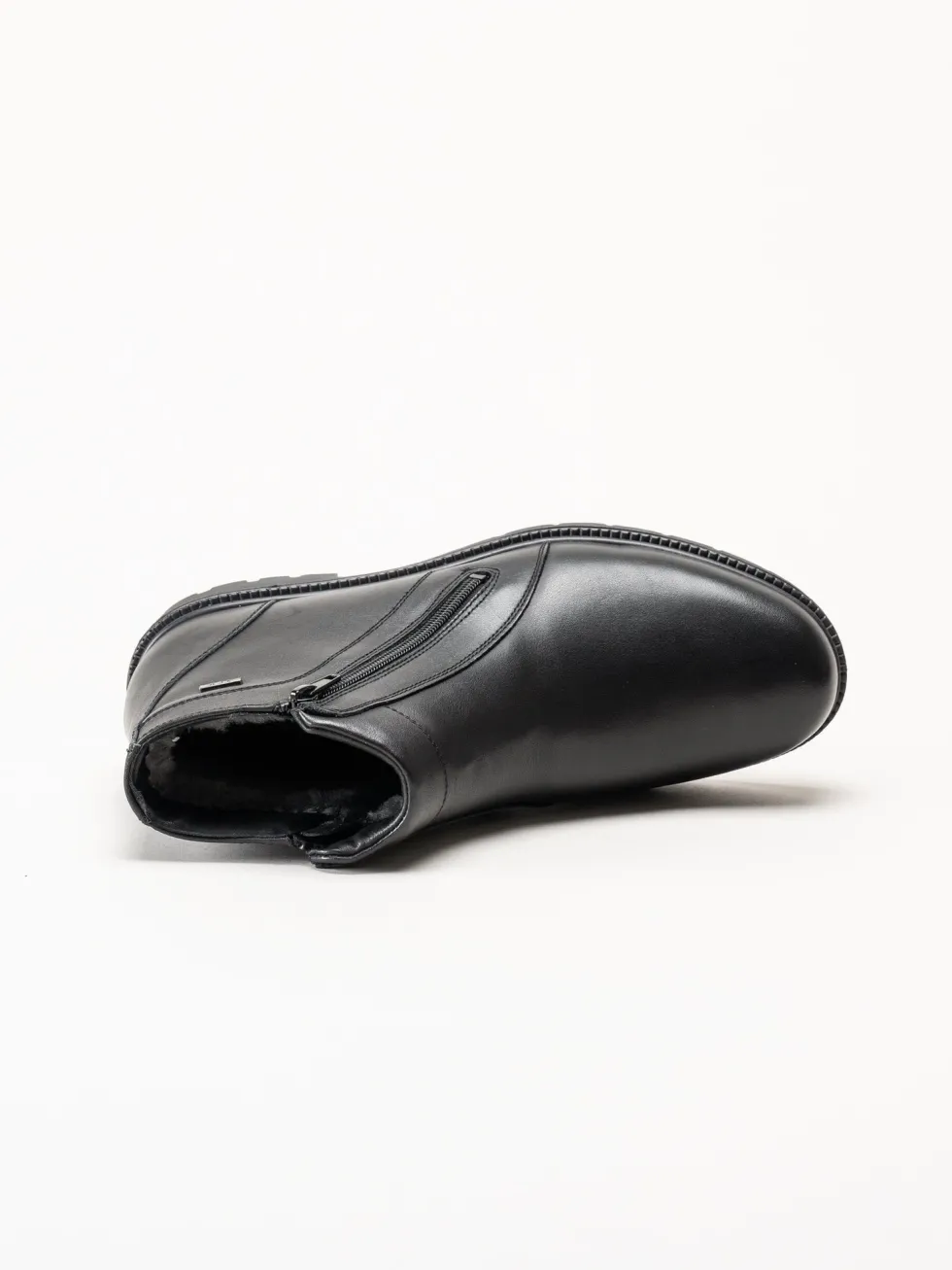 G Comfort - Svarta fårskinnsfodrade boots