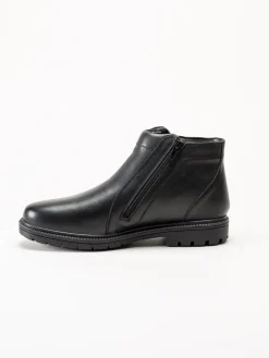 G Comfort - Svarta fårskinnsfodrade boots