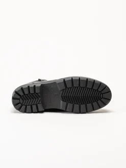 G Comfort - Svarta fårskinnsfodrade boots
