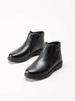 G Comfort - Svarta fårskinnsfodrade boots