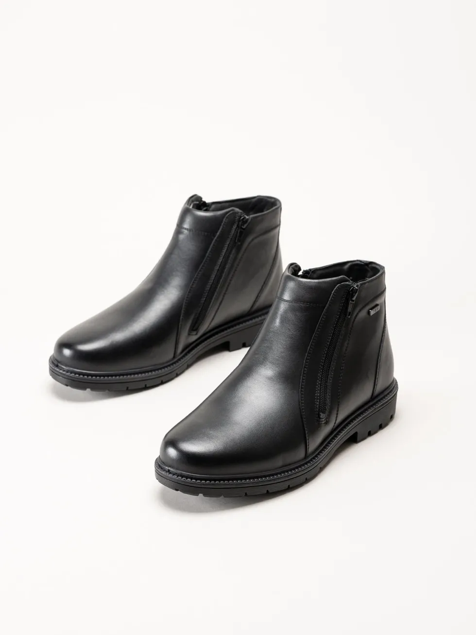 G Comfort - Svarta fårskinnsfodrade boots