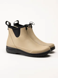 Green Comfort - Rain Rafaell - Beiga låga gummistövlar
