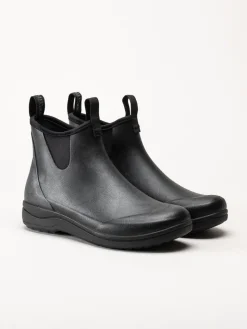 Green Comfort - Rain Rafaell - Svarta låga gummistövlar