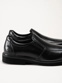 Green Comfort - Rio - Svarta loafers i skinn