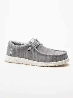 Hey Dude - Wally Strech Sox - Grå slip on skor