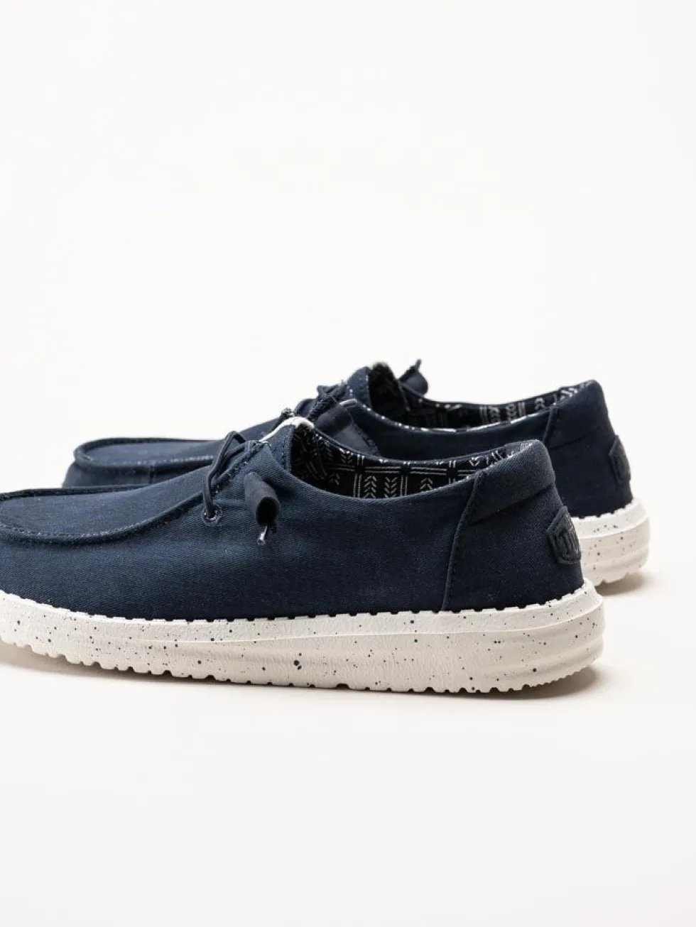 Hey Dude - Wendy Stretch Canvas - Mörkblå snörskor i textil