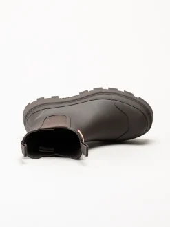 Hunter - Unisex Elements Elastic Chelse - Bruna låga gummistövlar