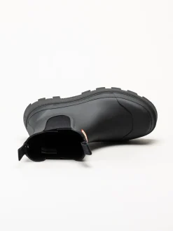 Hunter - Unisex Elements Elastic Chelse - Svarta låga gummistövlar