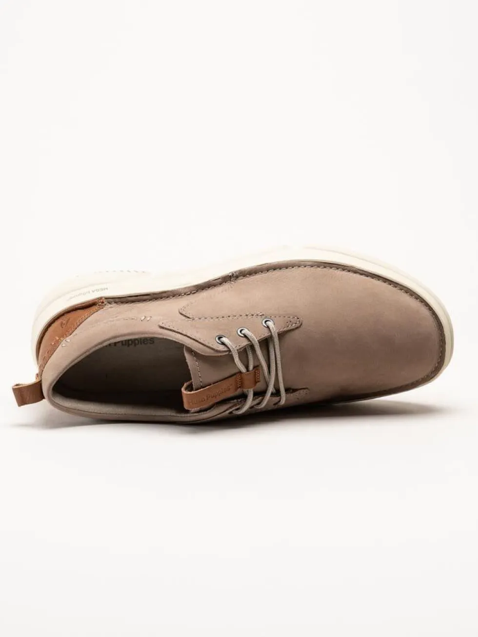 Hush Puppies - Mens Baylor - Beige promenadskor i nubuck