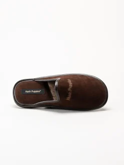 Hush Puppies - Men´s Marco - Mörkbruna slip in tofflor