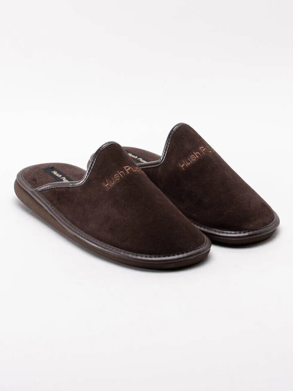 Hush Puppies - Men´s Marco - Mörkbruna slip in tofflor