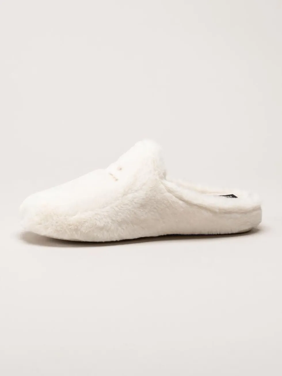 Hush Puppies - Olivia - Vita fluffiga slip in tofflor