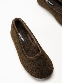 Hush Puppies - Women´s Leia - Mörkbruna ballerinatofflor