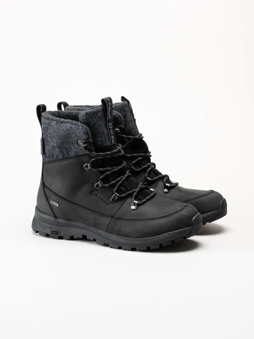 Icebug - Adak ReWool NT - Svarta vinterkängor
