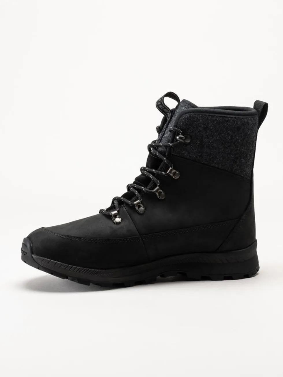 Icebug - Adak Wool Wmns Michelin - Svarta vinterkängor i nubuck