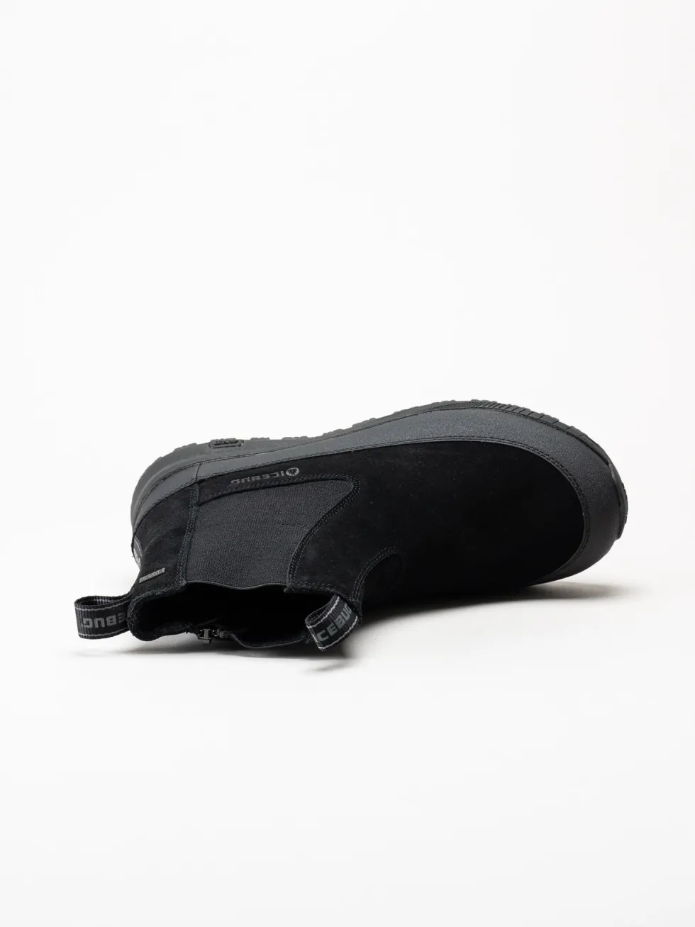 Icebug - Boda M NT - Svarta chelsea boots i mocka