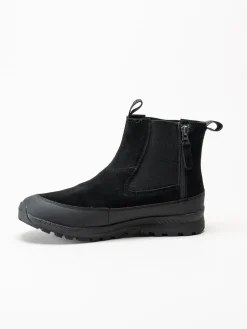 Icebug - Boda M NT - Svarta chelsea boots i mocka