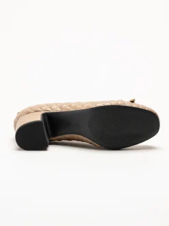 Ilse Jacobsen - Altura03 - Beige quiltad pumps