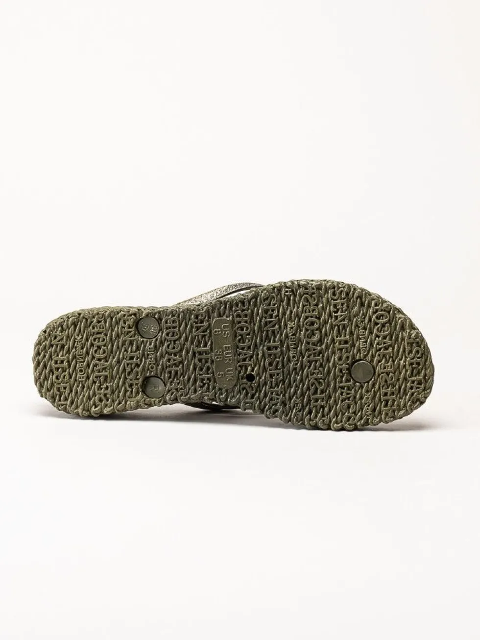 Ilse Jacobsen - Cheerful13 - Gröna flip flops med glitter