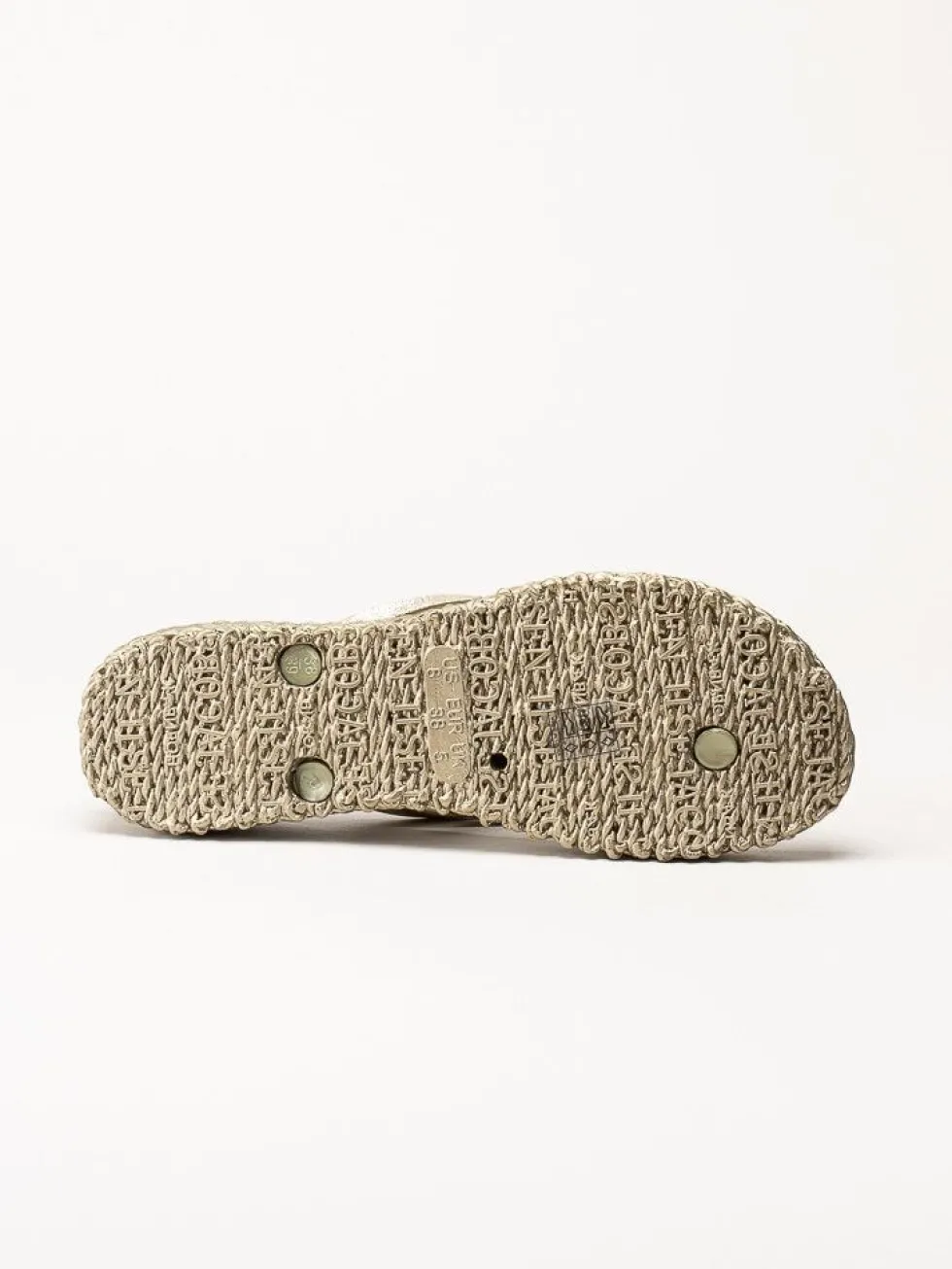 Ilse Jacobsen - Cheerful 13 - Guldfärgade flip flop med glitterremmar