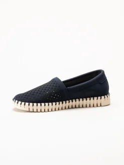 Ilse Jacobsen - Tulip - Mörkblå espadrillos