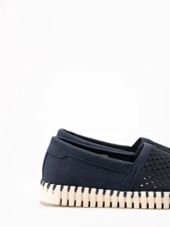 Ilse Jacobsen - Tulip - Mörkblå espadrillos