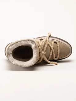 Inuikii - Classic - Beige vinterboots med fårskinnsfoder