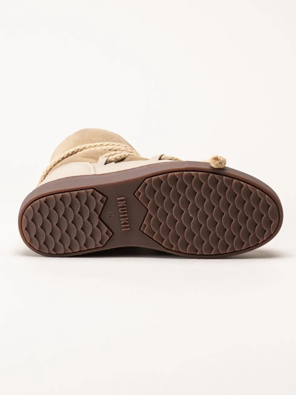 Inuikii - Classic - Beige vinterboots med fårskinnsfoder