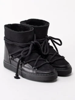 Inuikii - Classic - Svarta vinterboots med fårskinnsfoder