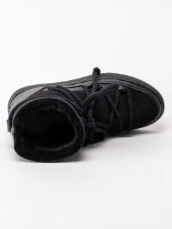 Inuikii - Classic - Svarta vinterboots med fårskinnsfoder