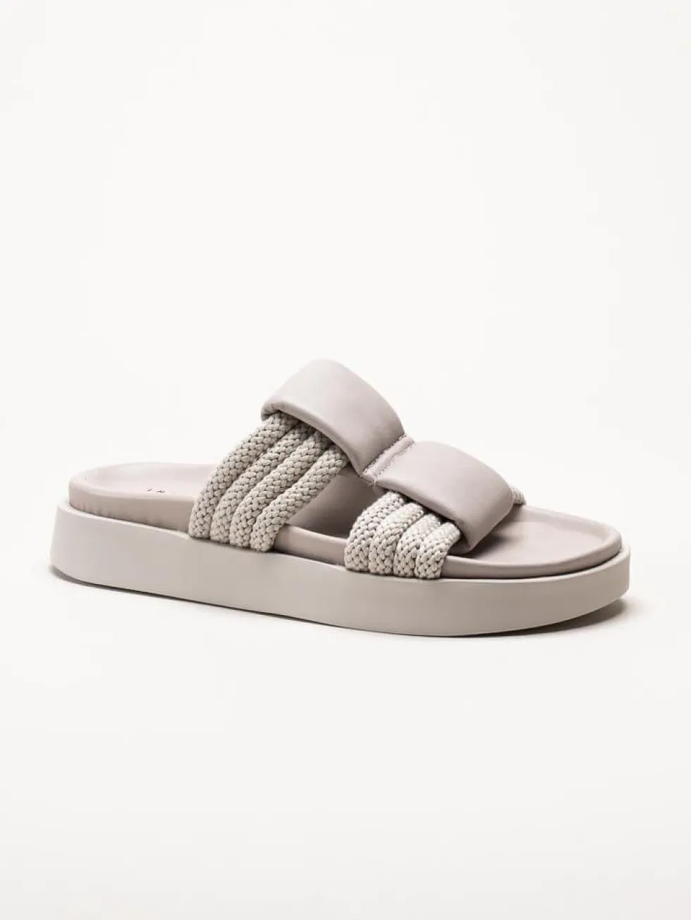 Inuikii - Cord Athena - Grå slip in sandaler i skinn