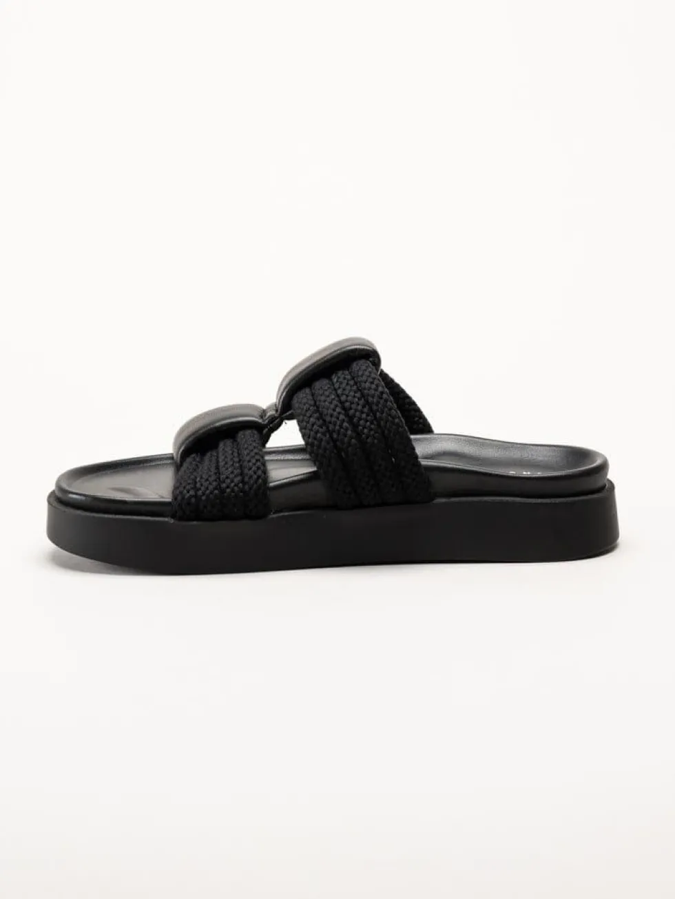Inuikii - Cord Athena - Svarta slip in sandaler i skinn