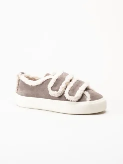 Inuikii - Shearling - Grå ullfodrade sneakers