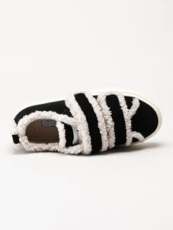 Inuikii - Shearling - Svarta ullfodrade sneakers