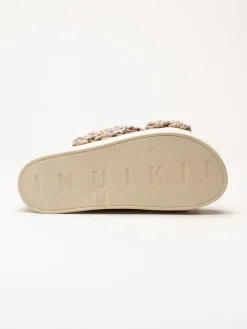 Inuikii - Woven - Beige virkade sandaler