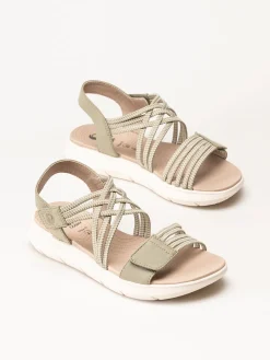 Jana - Coshy - Gröna sandaler